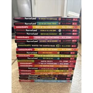 Goosebumps R.L. Stine Paperback Books Mixed Lot Of 21 Books‎